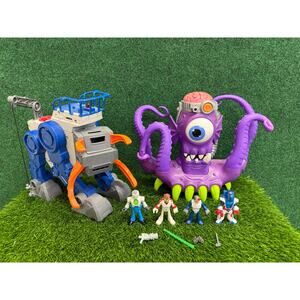 Imaginext Tentaclor Octopus Alien Monster & Robot Space Mammoth ALPHA WALKER